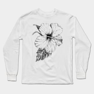 Hibiscus flower Long Sleeve T-Shirt